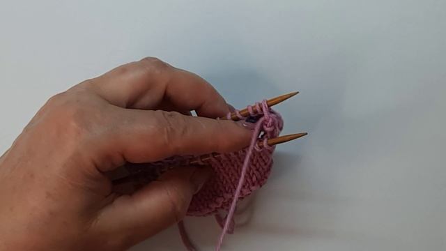 Шов петля в петлю по лицевой глади