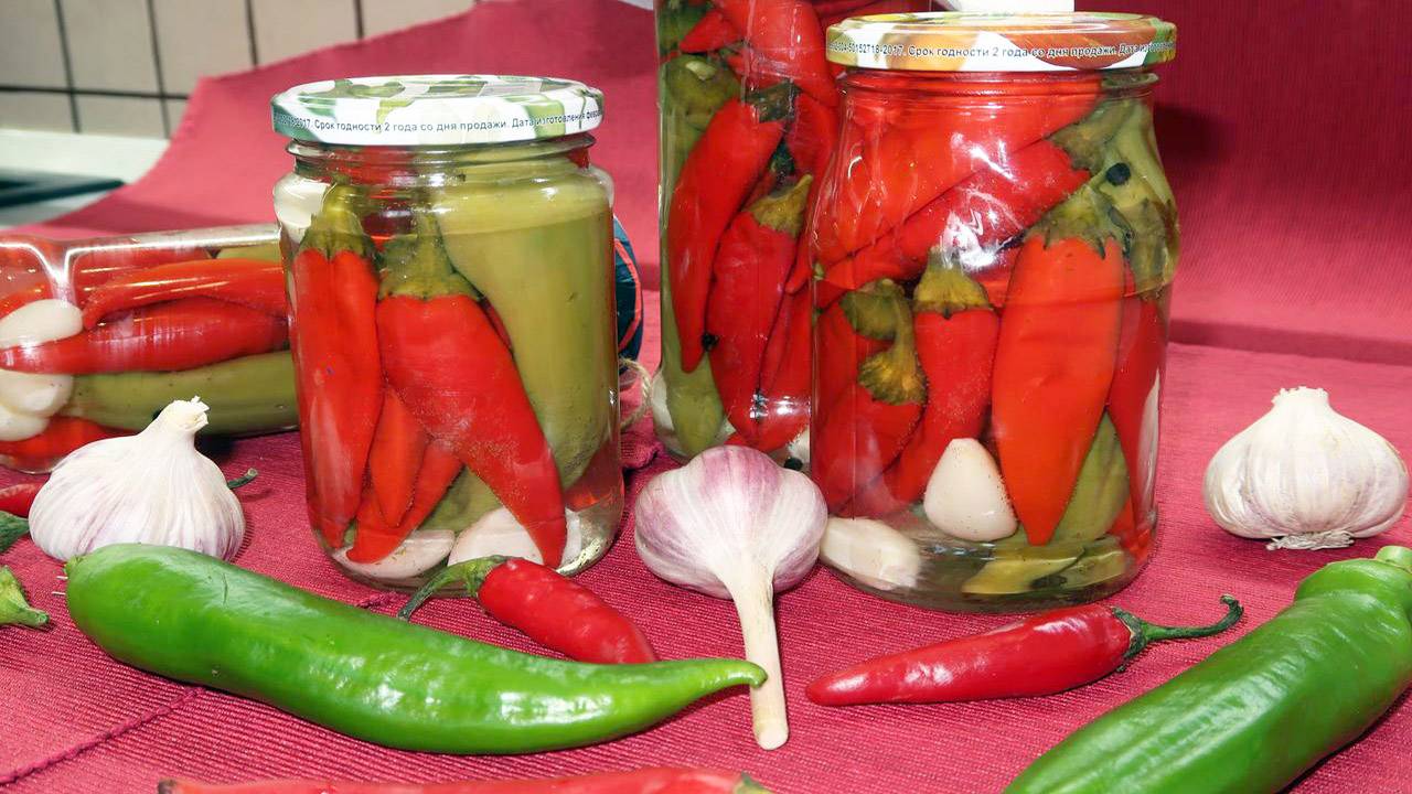 Острый перец маринованный на зиму