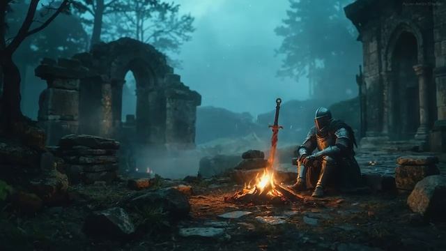 Пепел - Нежная музыка вдохновленная игрой Dark Souls, фоновая музыка для отдыха