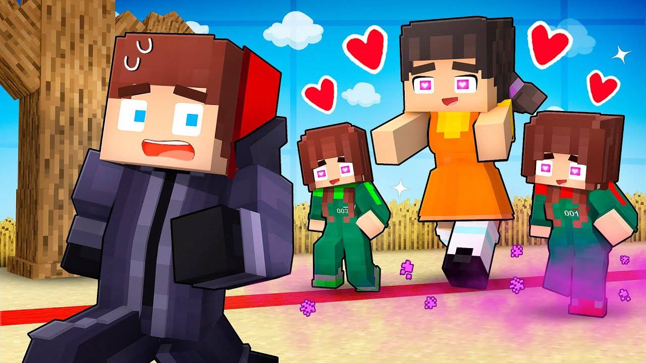 Джей Джей Кальмар, игра "ЛЮБОВНОЕ ПРОКЛЯТИЕ" - Майнкрафт Анимация