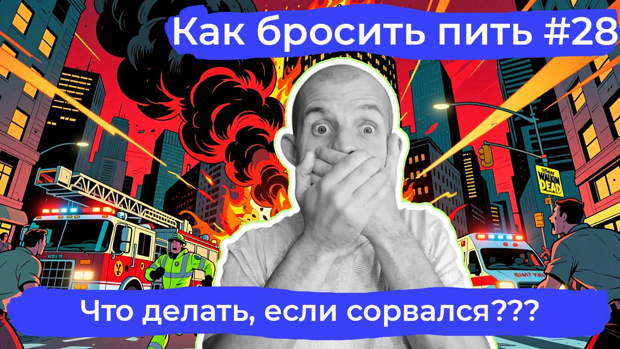 Как бросить пить #28: Что делать если сорвался? Экстренный план действий на случай срыва.