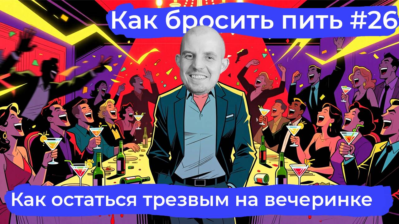 Как бросить пить #26: Трезвый на празднике. Как не сорваться? - Базовые рекомендации.