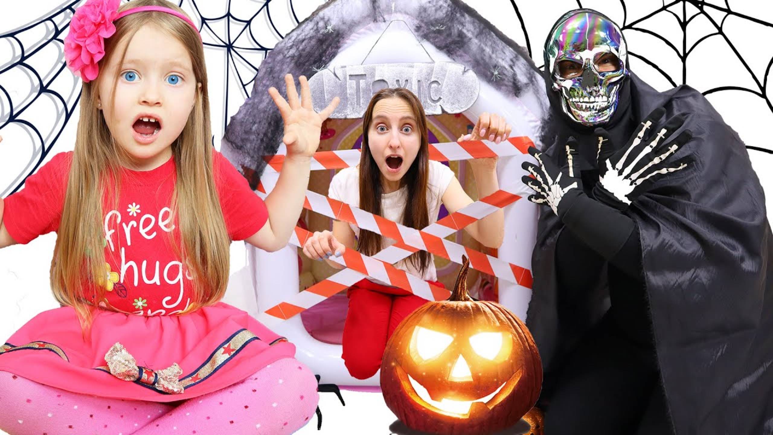 Милана с папой - их загадочная история на Хэллоуин. Видео для детей
