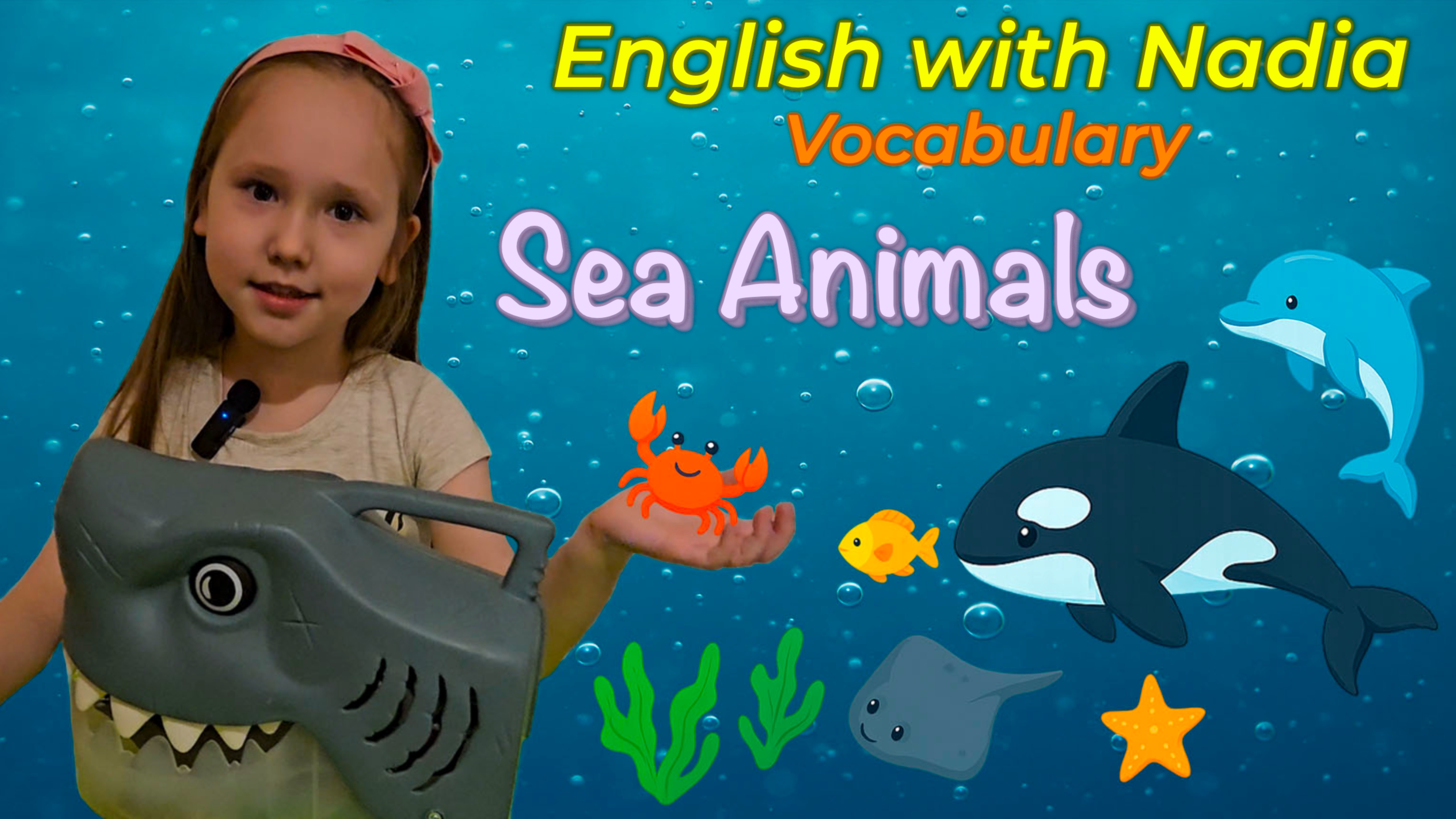 Sea Animals - Vocabulary Sea Animals / Морские животные - Лексика "Морские животные"