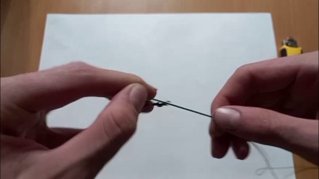 Как связать рыболовный узел " ПАломар" из лески или плетёнки.