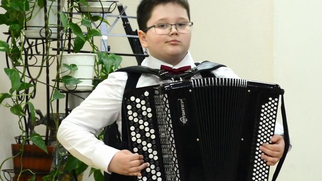 "Огонёк" - баян | Исполнение: Егор Запевалин