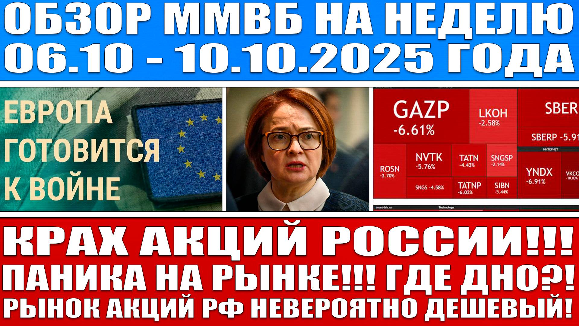 ГИГАНТСКИЙ ОБЗОР РЫНКА / КРАХ АКЦИЙ РОССИИ! ГДЕ ГРЁБАННОЕ ДНО?! ПАНИКА НА РЫНКЕ! ЧТО ДЕЛАТЬ?!