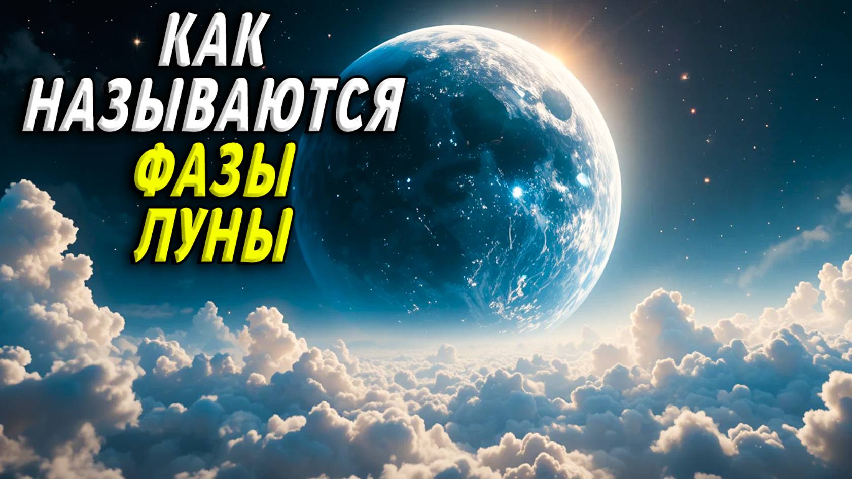 Как называются фазы луны