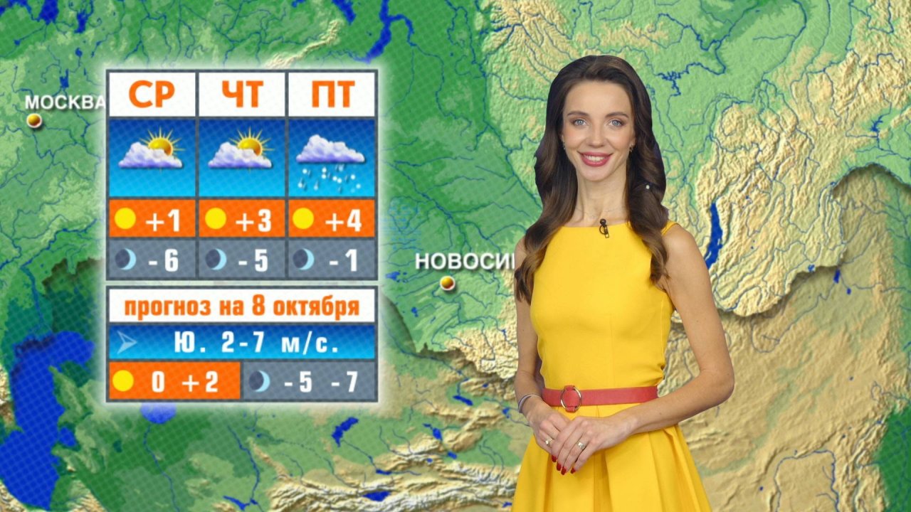 Прогноз погоды на 8 октября в Новосибирске