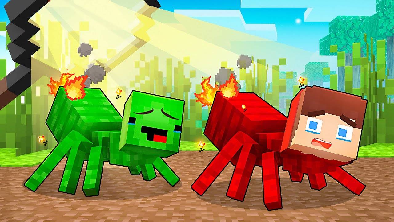 Джей Джей и Майки превращаются в МУРАВЬЕВ - Майнкрафт анимация