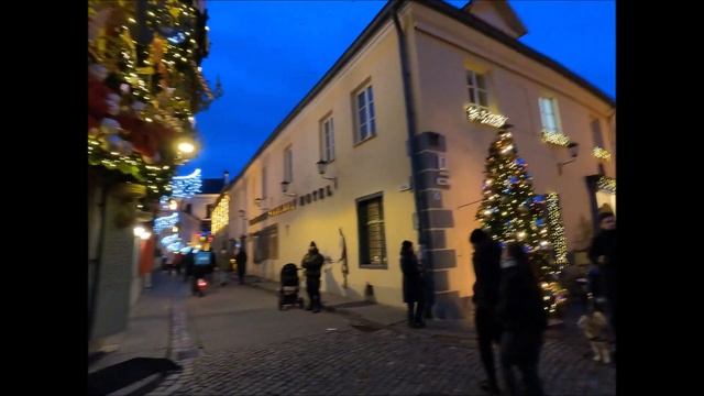 Новогоднее поздравление, в Новогоднем Вильнюсе.