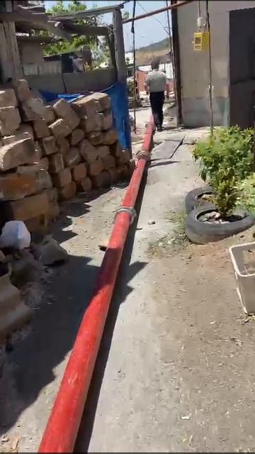 Армения. Заливали бетон. Гранд 703. И уклоны и длина - все чётко!