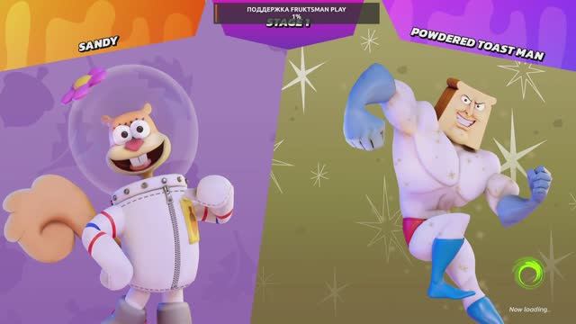 БЕЛКА СЭНДИ ЧИКС ПРОТИВ МУЛЬТЯШНЫХ ГЕРОЕВ. КТО ПОБЕДИТ? Nickelodeon All-Star Brawl. Серия 3.