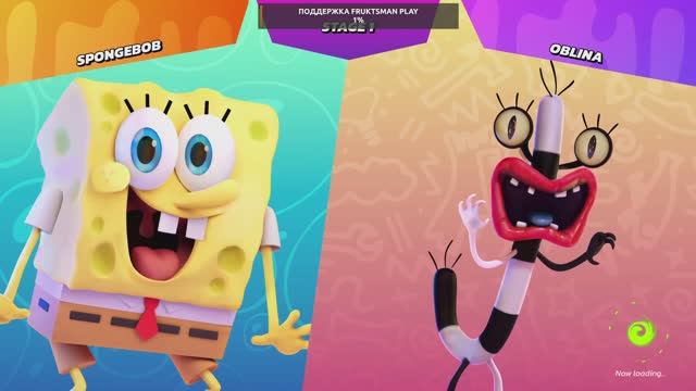 ГУБКА БОБ ПРОТИВ МУЛЬТЯШНЫХ ГЕРОЕВ. КТО ПОБЕДИТ??? Nickelodeon All-Star Brawl. Серия 1.