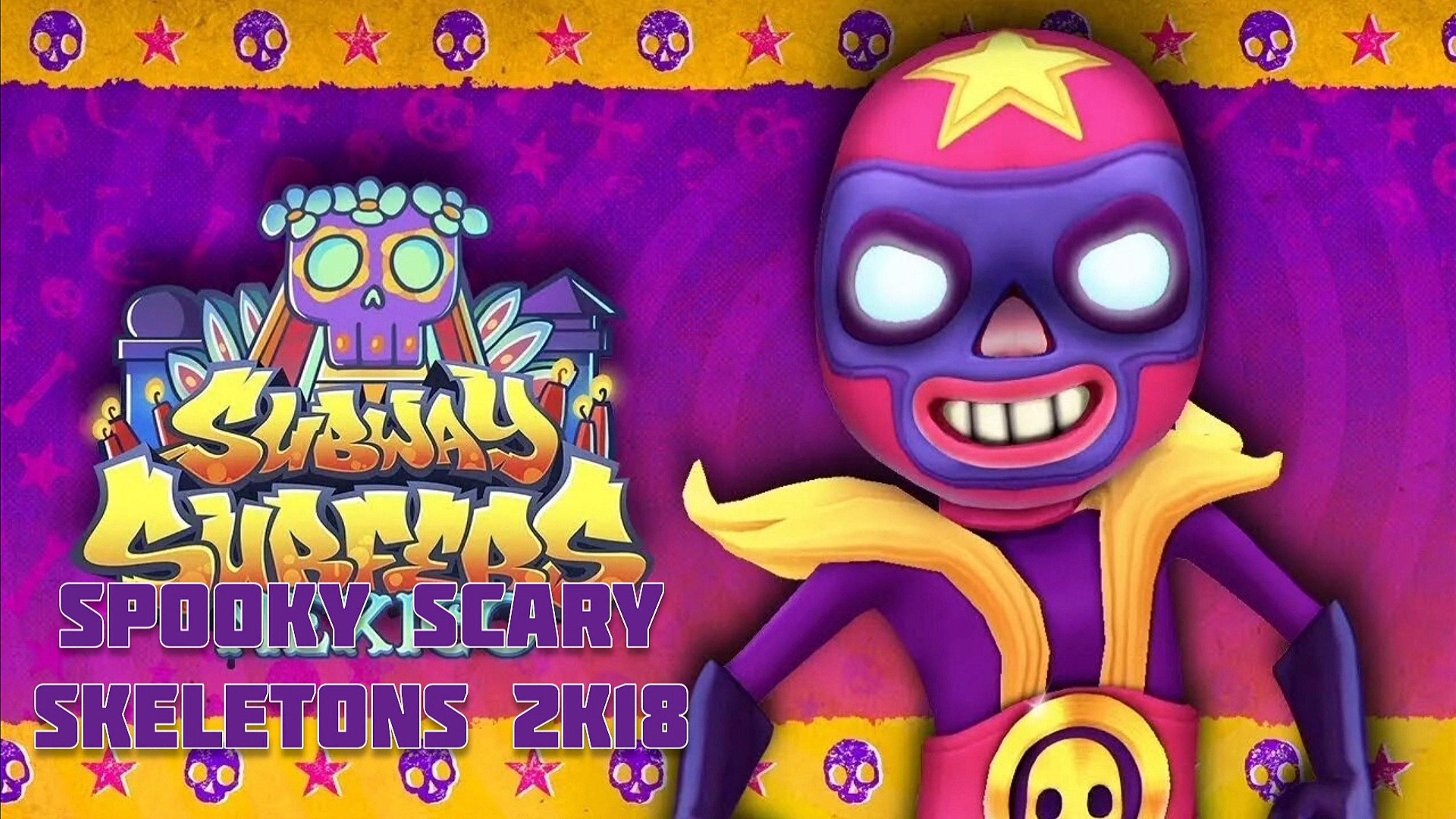 Subway Surfers 🚄 Mexico - 2022 Year HALLOWEN 🇲🇽💀🎃 Video & Song & Music - Spooky Scary Skeletons