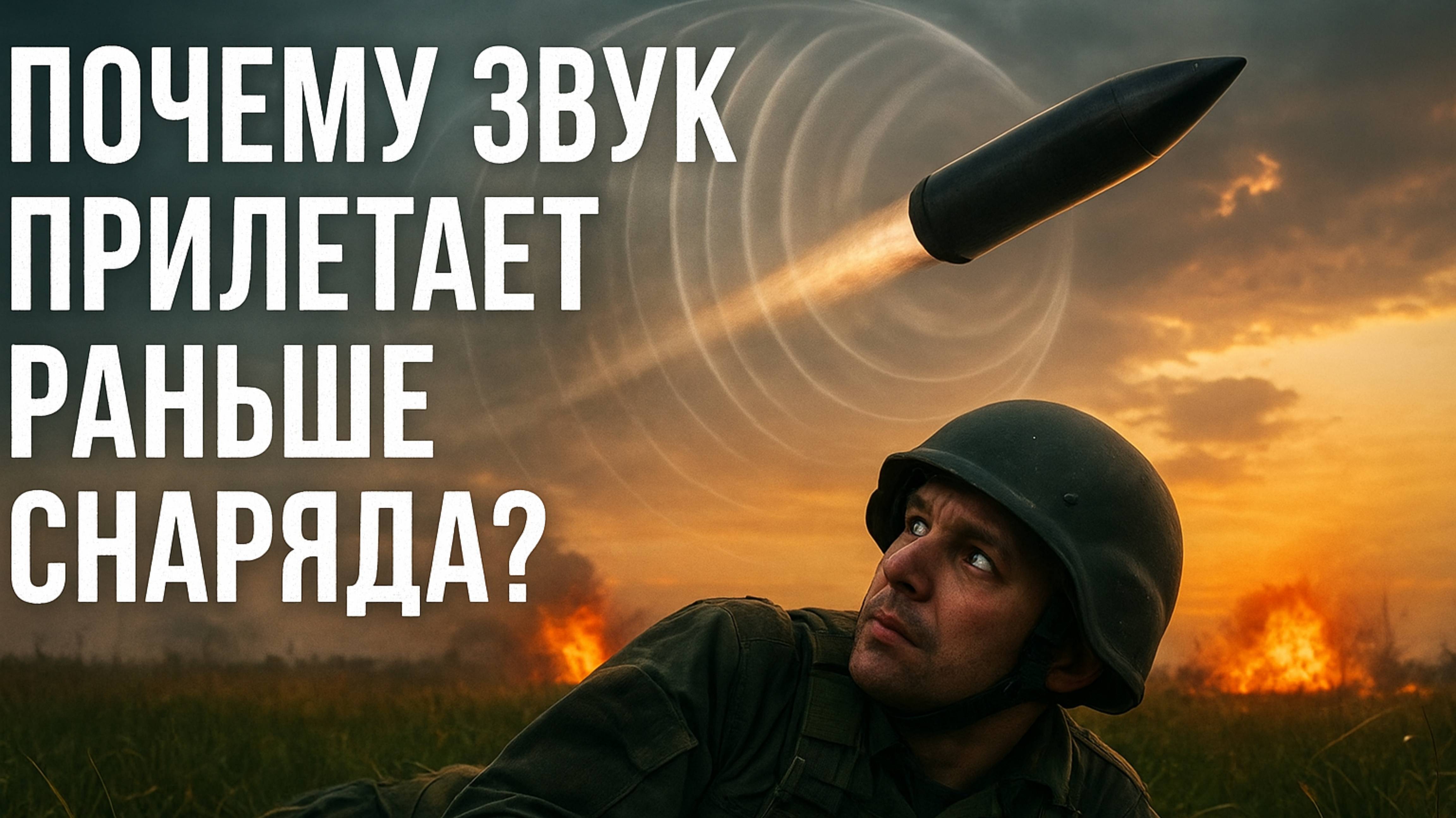 🎯 Почему звук прилетает раньше снаряда?