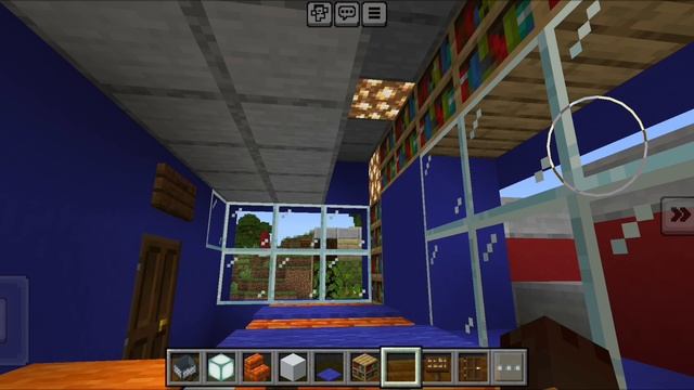 Школа в деревне в Майнкрафте