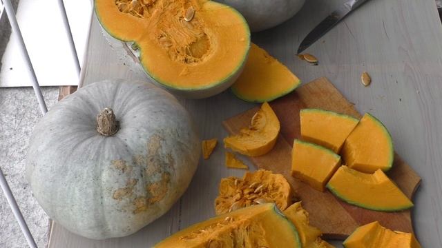 Запекаю в духовке тыкву сорта КРОШКА