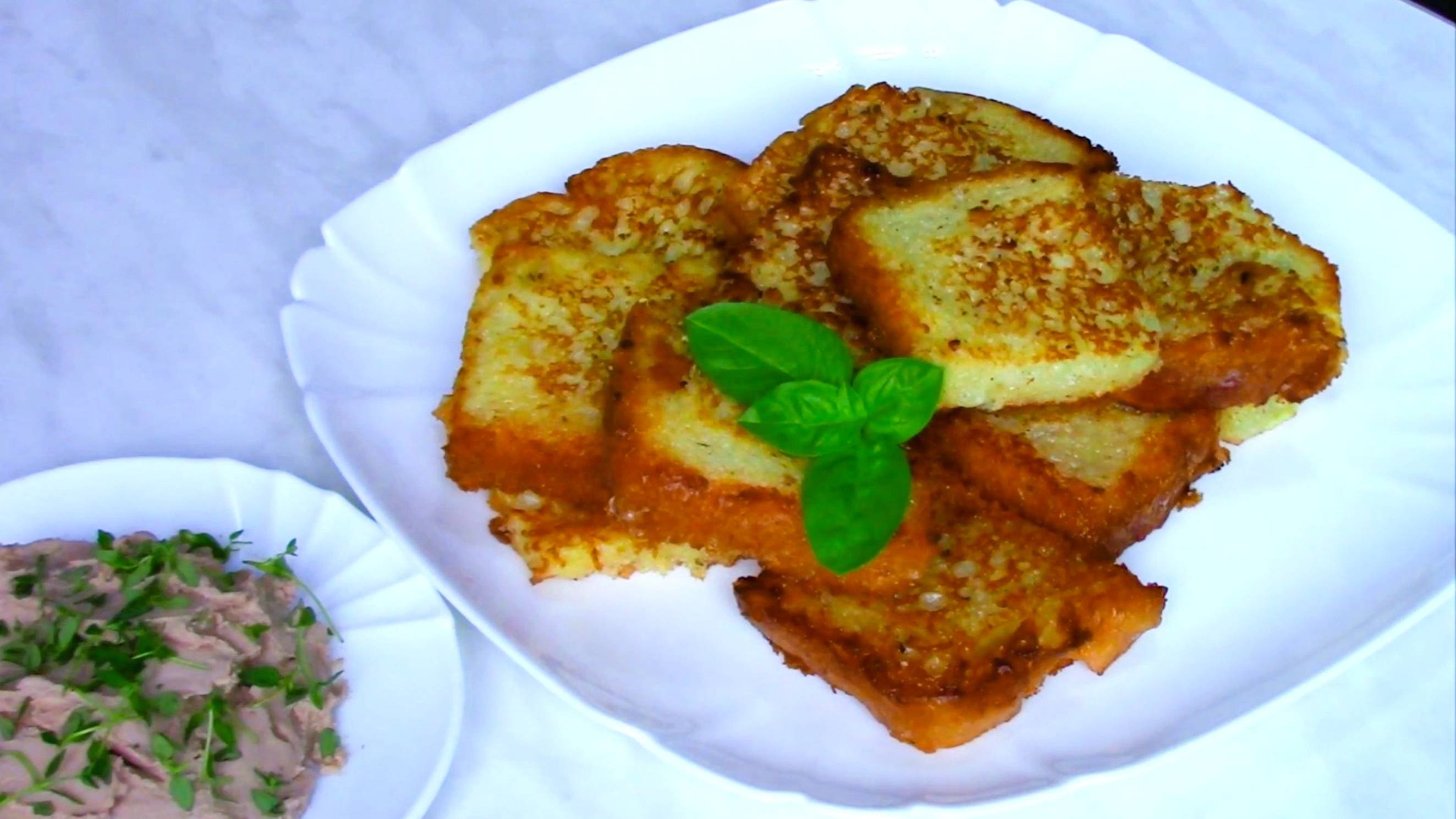 Пышные гренки.