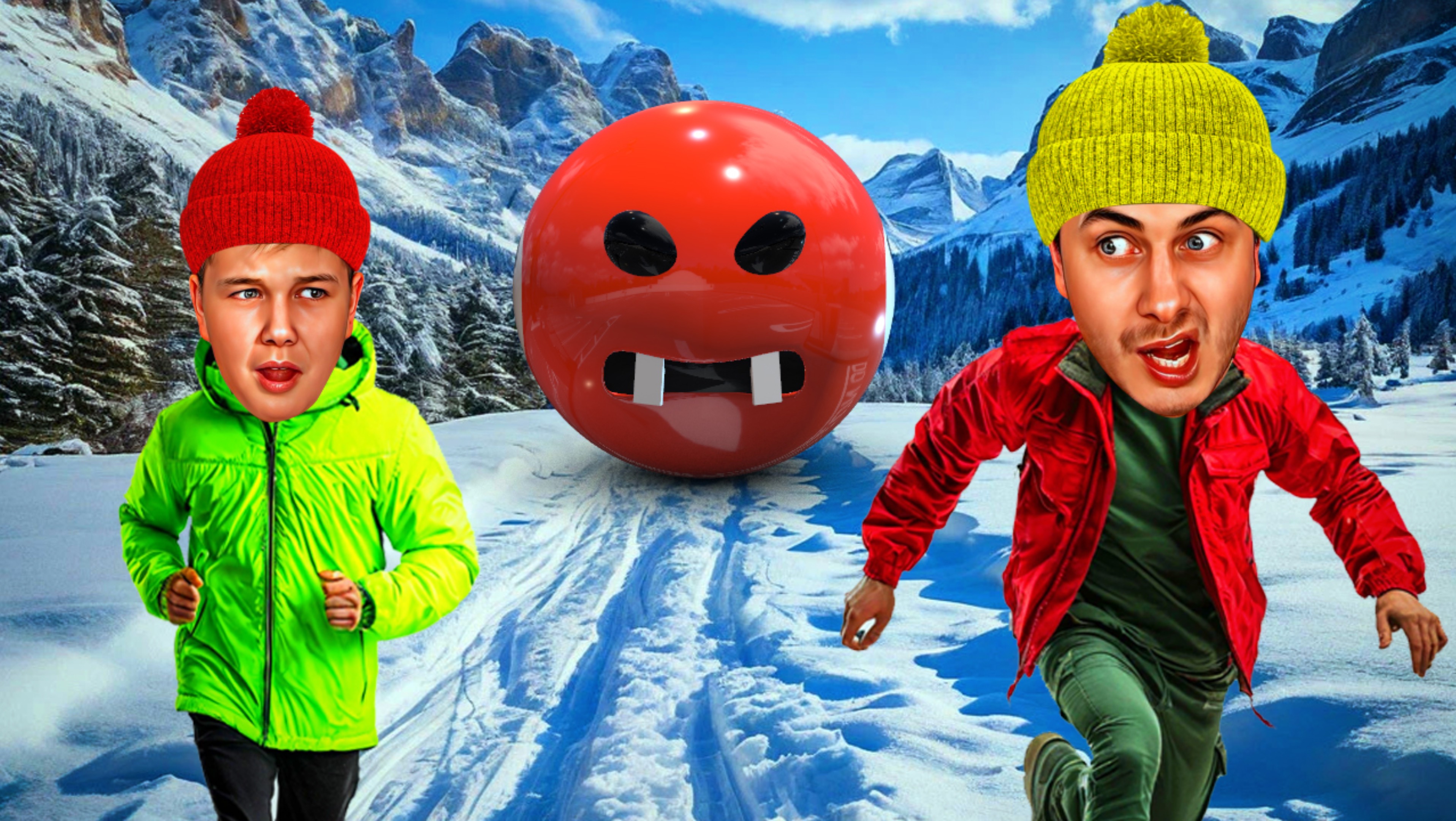 ВИДЕО ДЛЯ ДЕТЕЙ КРАСНЫЙ ШАР RED BALL ПРЕСЛЕДУЕТ РОМУ