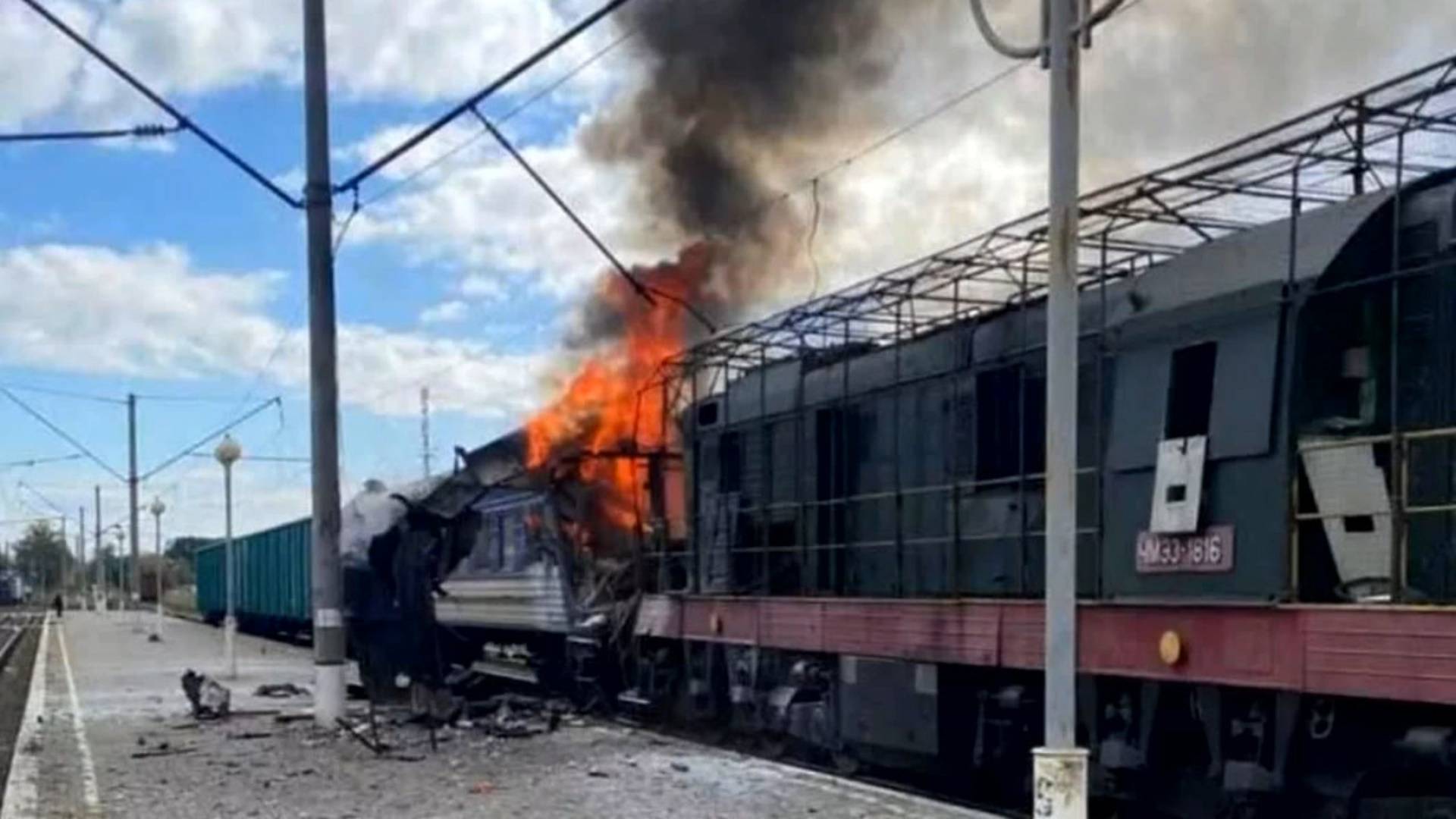 Удар по ЖД в Сумской области