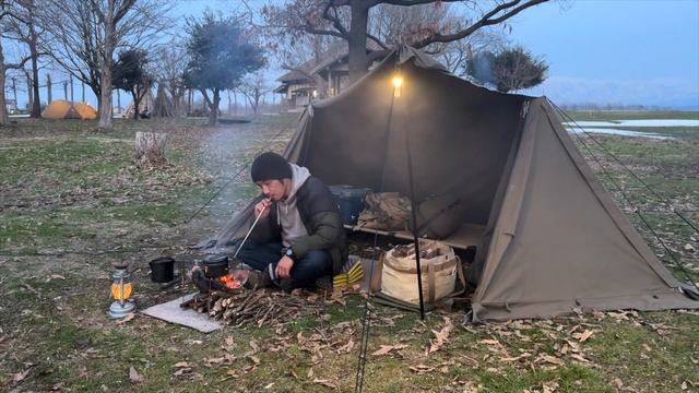 CAMP 40 кемпинг в палатке у костра. 20250320 40