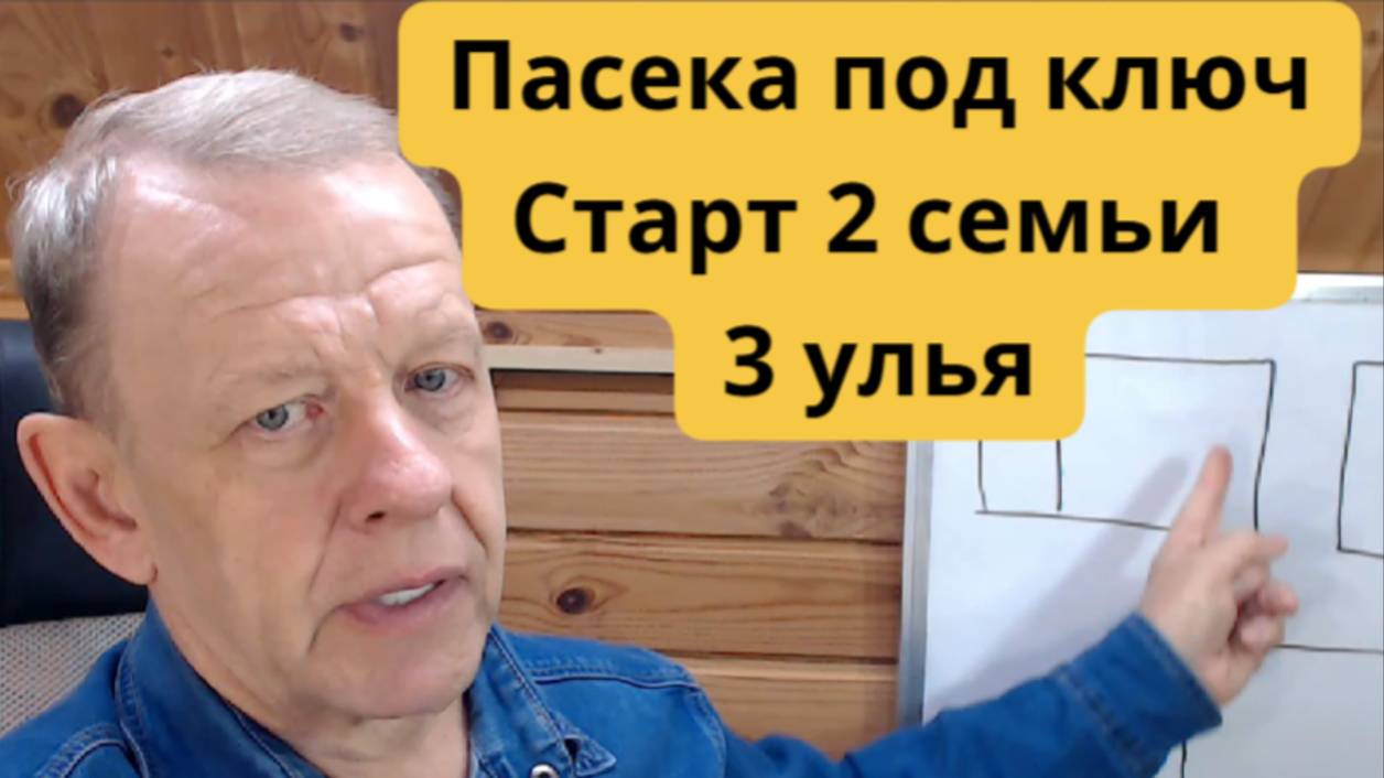 Почему создание Пасеки под ключ стартует с  2семьи и 3 ульев
