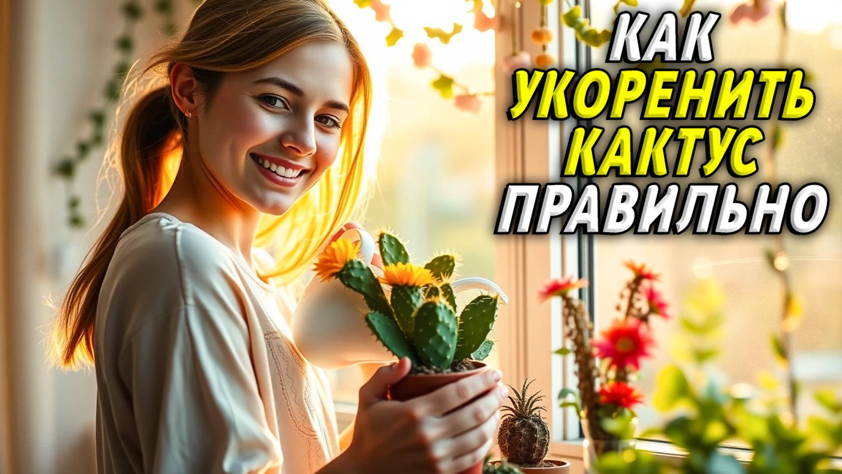 Как укоренить кактус