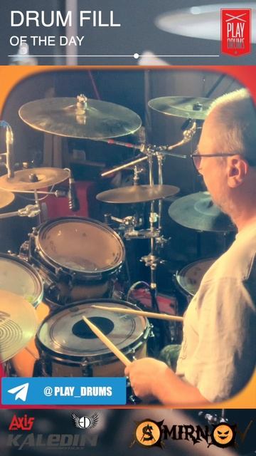 Заполнение на барабанах на одну четверть #7 #drumfill #drumlesson