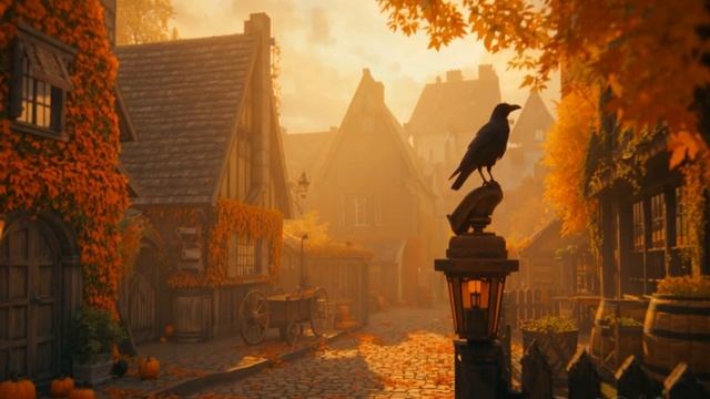 Музыка осени - Атмосфера средневековой деревни с неземным женским вокалом, музыка средневековья