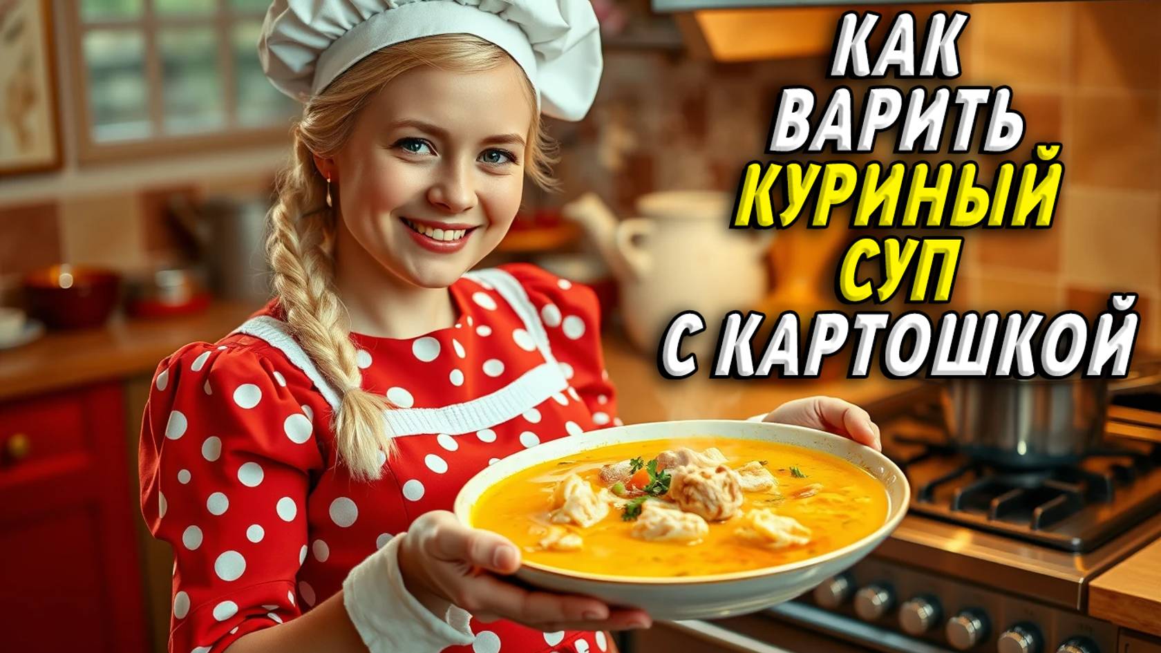 Как варить куриный суп с картошкой