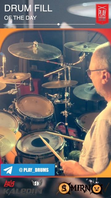 Заполнение на барабанах на одну четверть #8 #drumfill #drumlesson