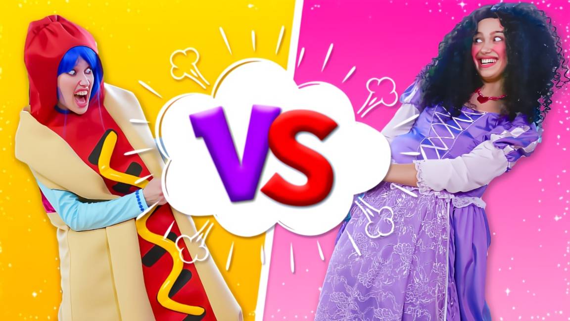 ВРЕДНЫЕ ПРИНЦЕССЫ VS ЗДОРОВЬЕ! 🍟🥕 Что важнее — вкусняшки или спорт? 🏃💪