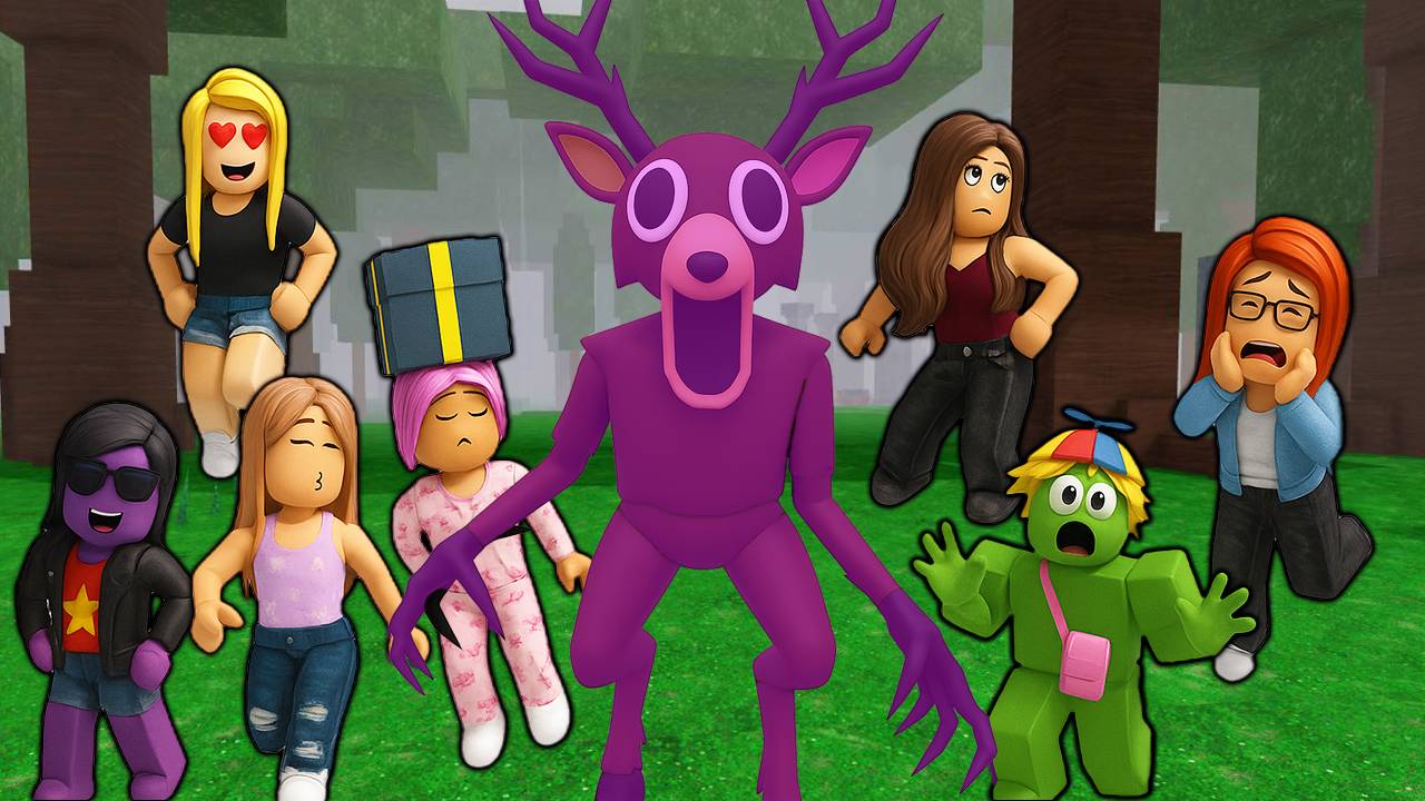 99 НОЧЕЙ В ЛЕСУ НО ТОЛЬКО ДЕВОЧКИ В РОБЛОКС!