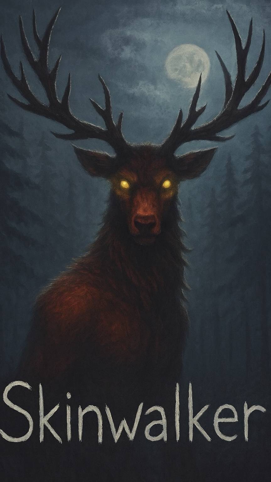 😱 Skinwalker — НОЧЬ УЖАСА В ЛЕСУ! 🌲 #horrorgame