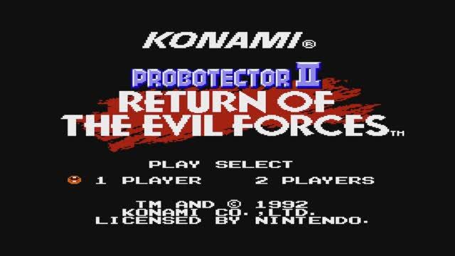 🎮 Probotector II (Europe) NES — Return of the Evil Forces | Полное прохождение