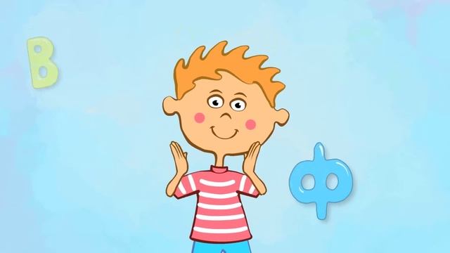 Учим алфавит - Синий трактор - Песенки для детей малышей