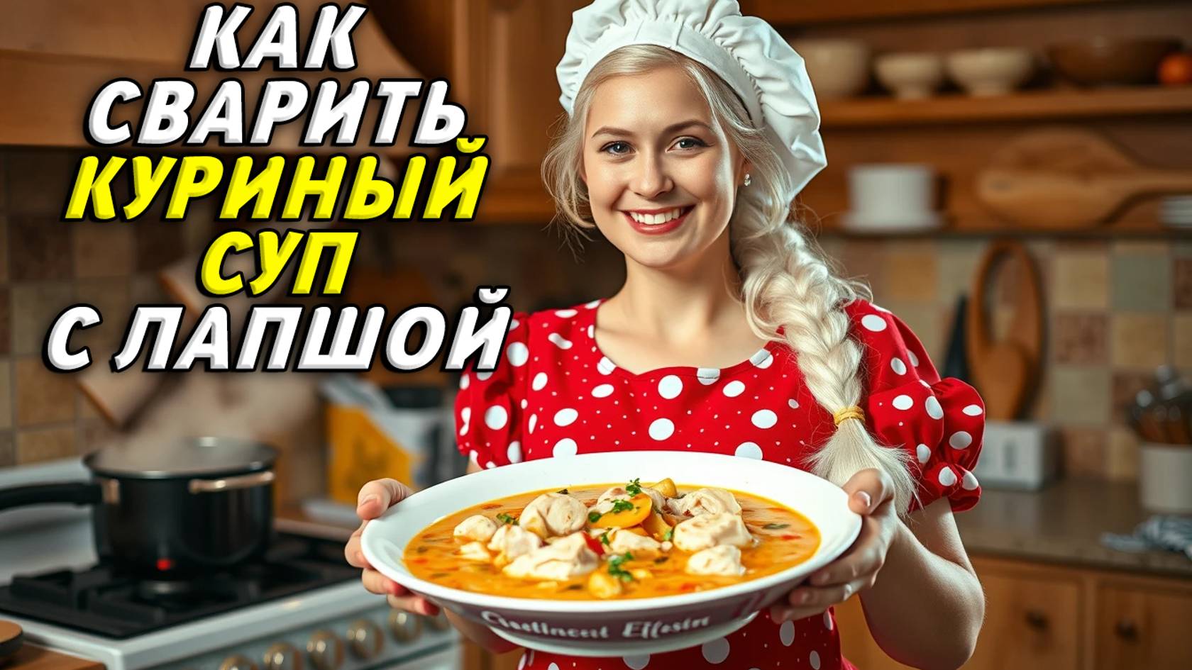 Как сварить куриный суп с лапшой