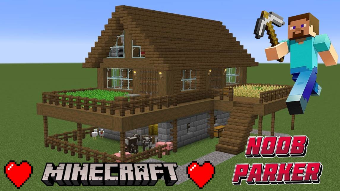 Майнкрафт - Как построить деревянный фермерский дом