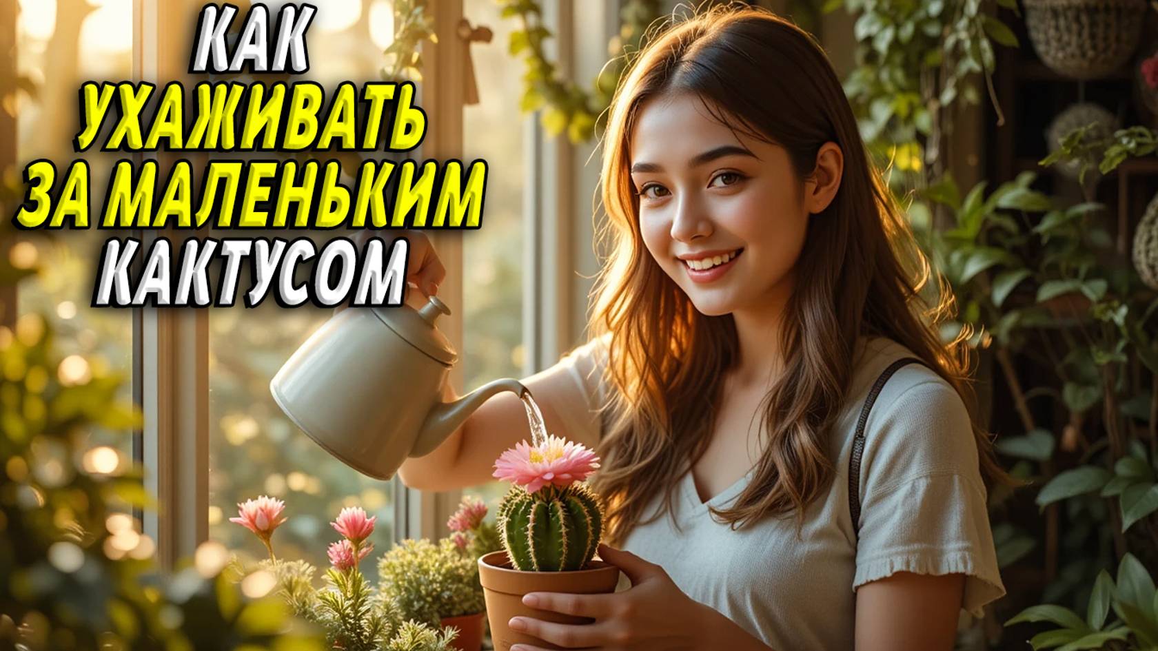 Как ухаживать за маленьким кактусом