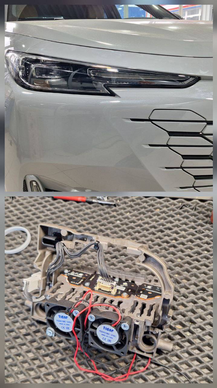 Changan UNI-K делаем ярче фары