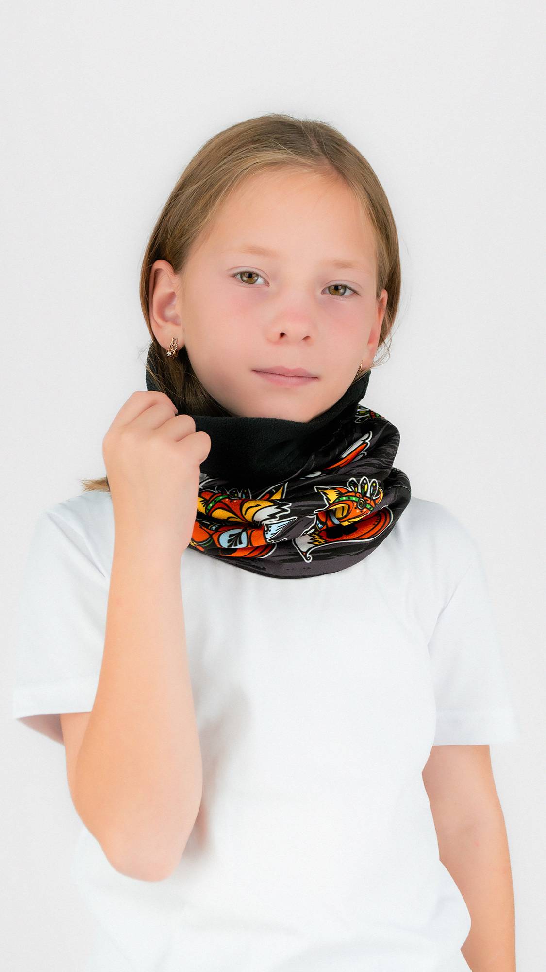 Бафф утепленный ЛИСА ДЗЕН ГЛОБАЛ (черный)