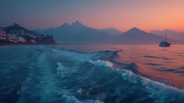 Ambient Deep Chill Music – Peaceful Beach Sunset for Stress Relief & Mindful Concentration