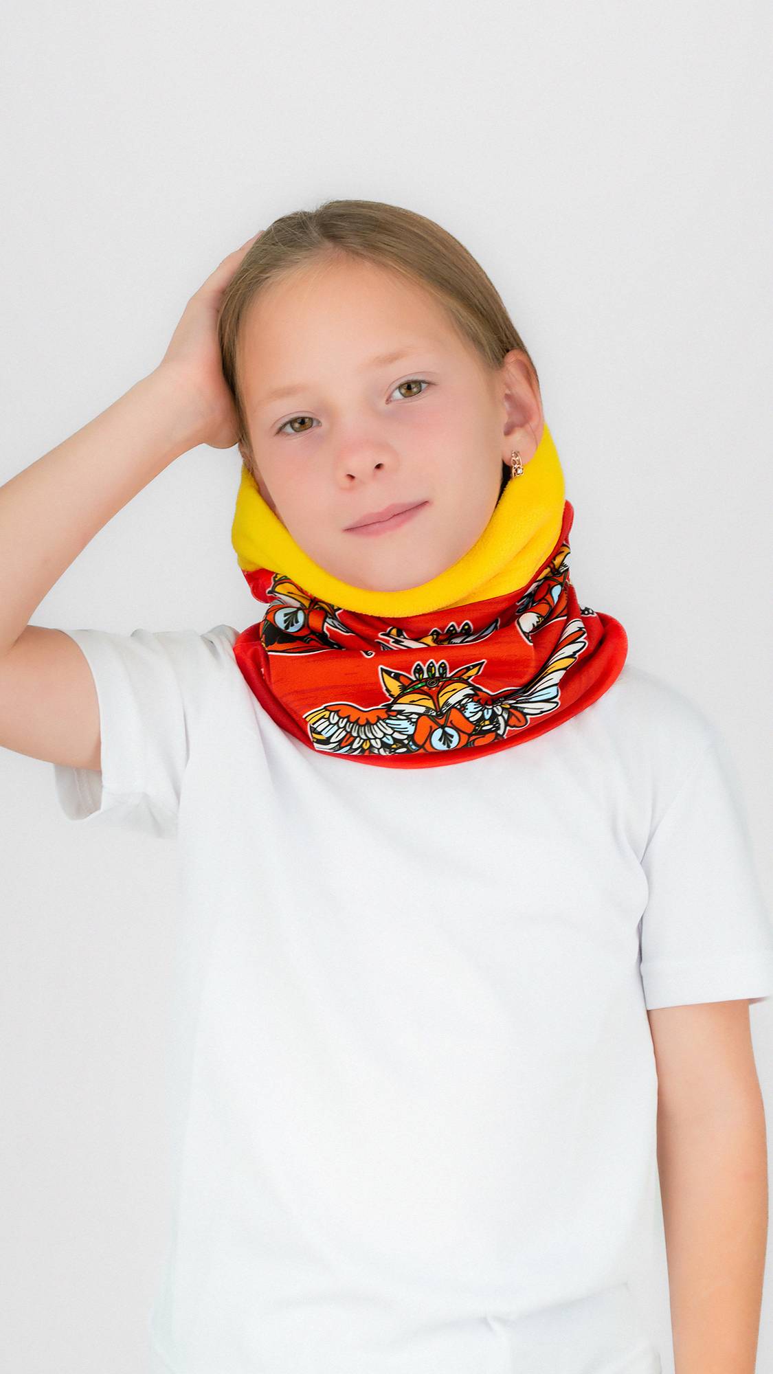 Бафф утепленный ЛИСА ДЗЕН ГЛОБАЛ (красный)