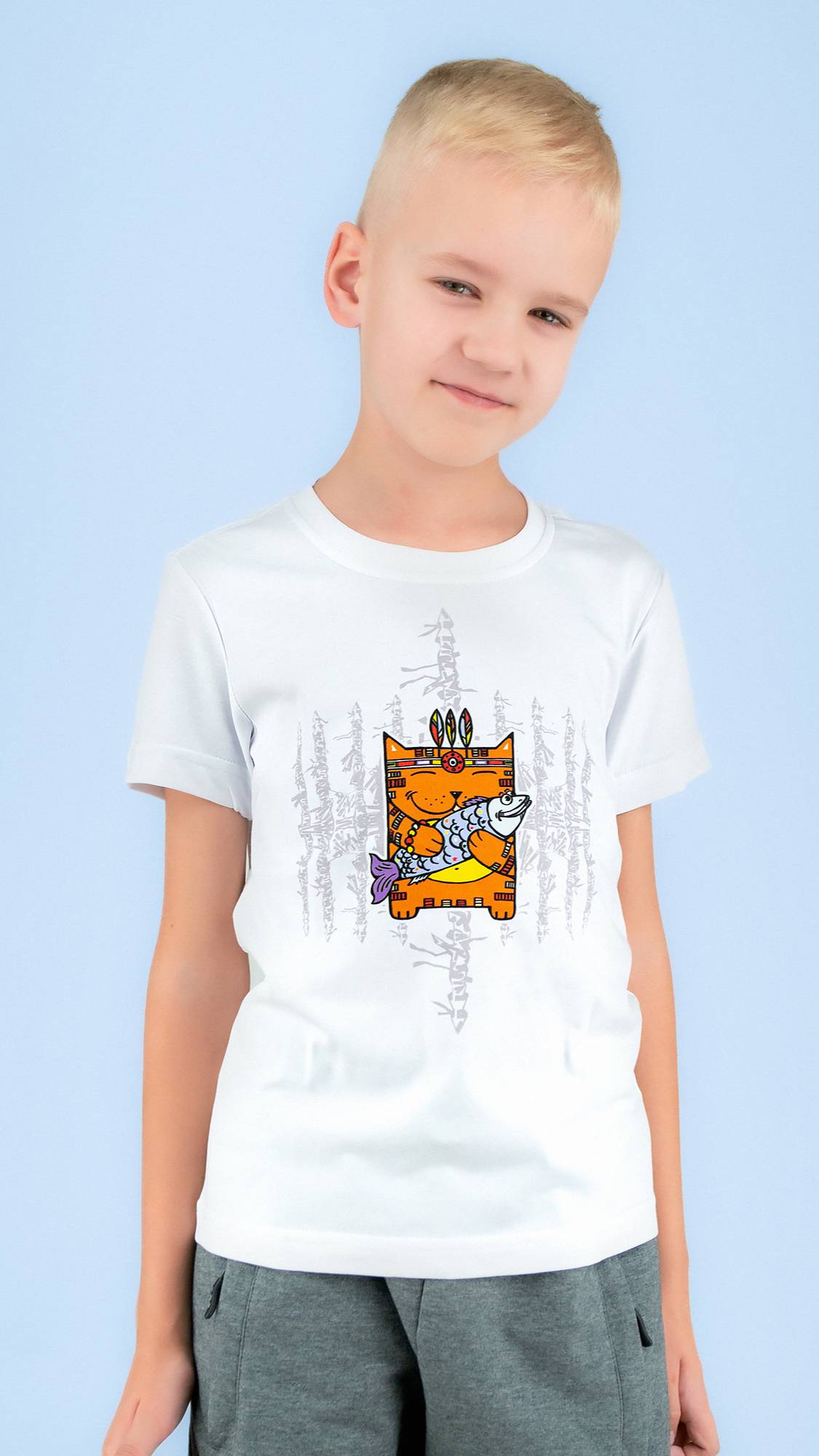 Футболка детская двусторонняя КОТОФЕЙ И СЭРГЭ