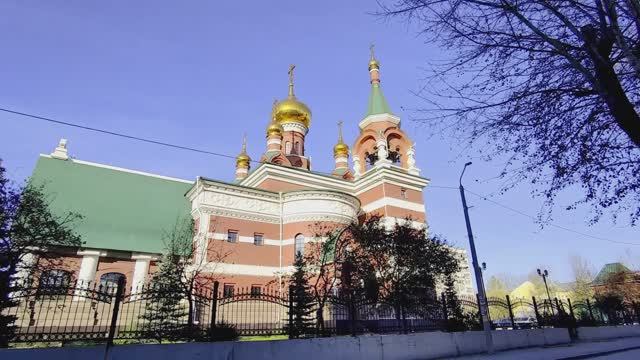 Челябинск Металлургический р-н Д.К. ЧМК. ул. Мира. Ул. Жукова, храм Георгия Победоносца. 03.10.25г.