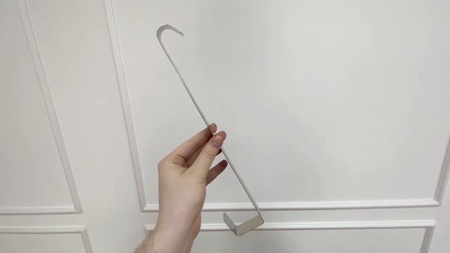 Дверной крючок для подвесного венка ГАНЧО, металл, серебряный, 29 см, AAE328360