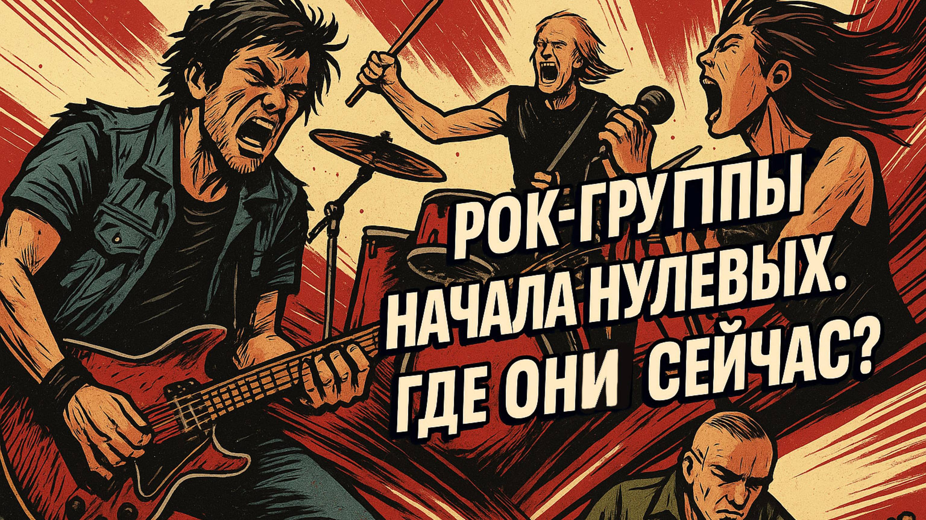 🎸 Рок-группы начала нулевых — где они сейчас?