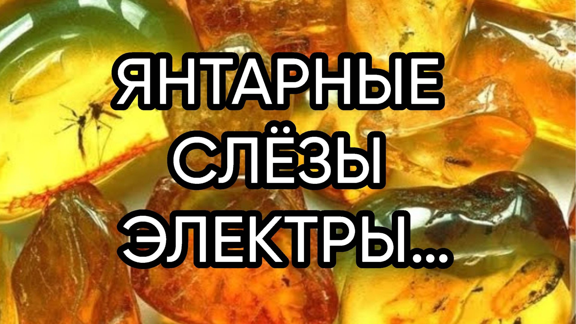 ЯНТАРНЫЕ СЛЁЗЫ ЭЛЕКТРЫ…ДЛЯ ВСЕХ…