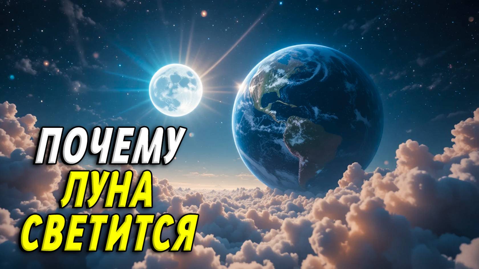 Почему луна светится